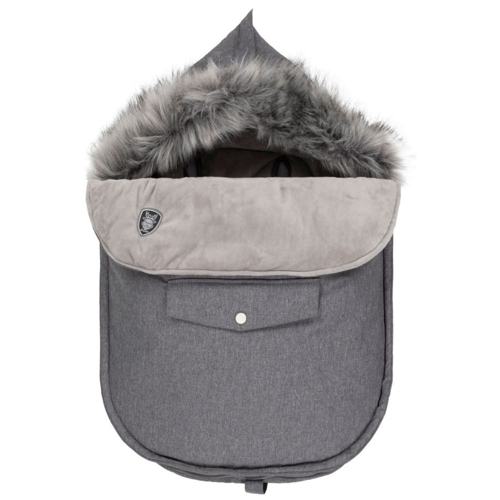 Deux par Deux Grey Stroller/Car seat Bunting Bag